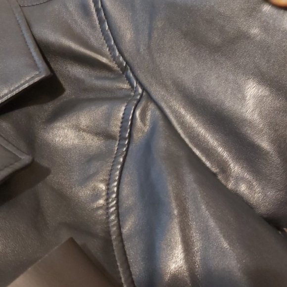 NWT EMPORIO ARMANI Dress Leather Jacket authenticM - Picture 16 of 16